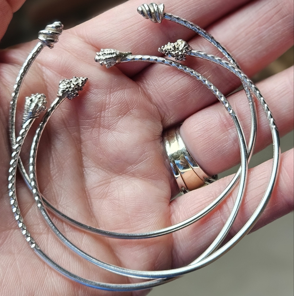 Set Of 3 Sterling Bracelets - Picture 3 of 5